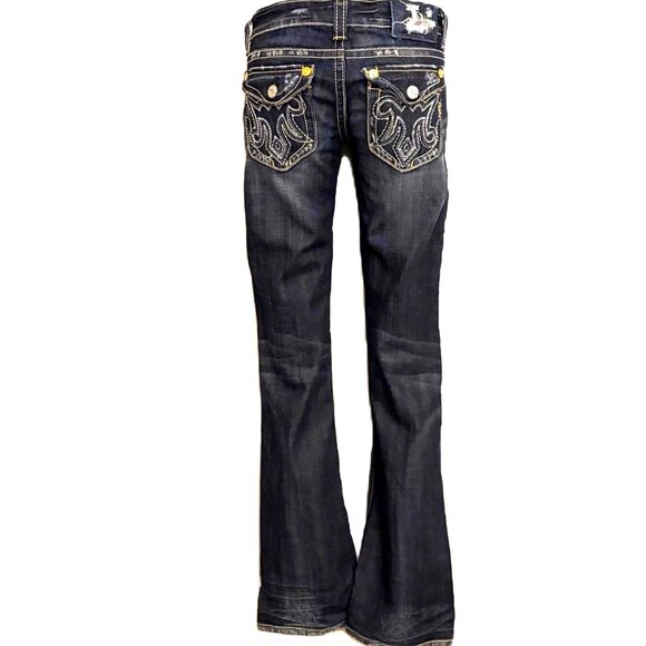 Vintage MEK Denim USA Premium Dark Wash Denim. Boot Cut. New Without Tags - Picture 2 of 9